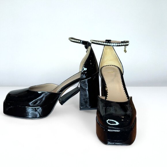 NWT Maje D’Orsay Patent Leather Pumps - Picture 4 of 10